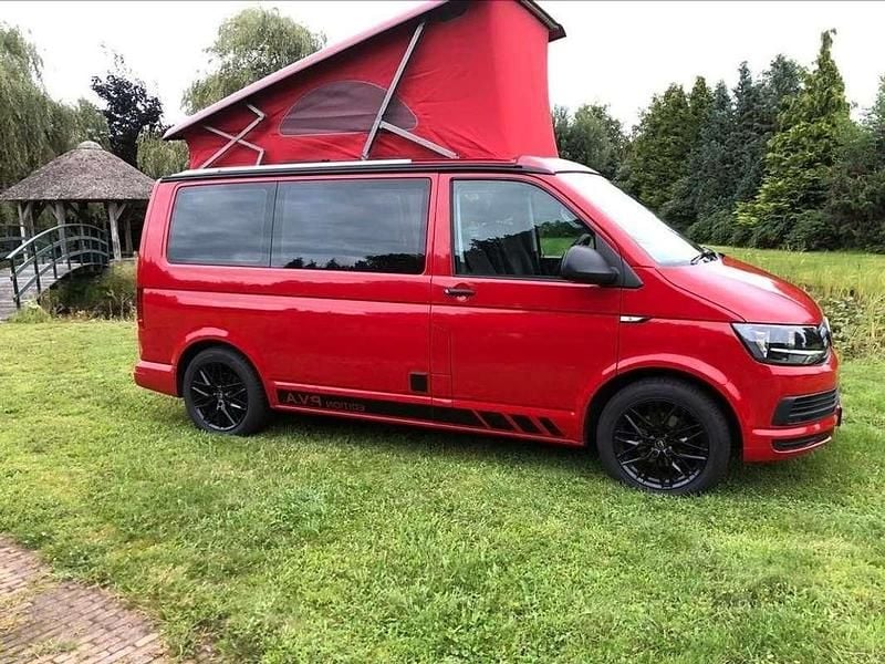 Rood Gebruikt 2016 VW T6 California Van | € 26.798 - Afbeelding 1/4