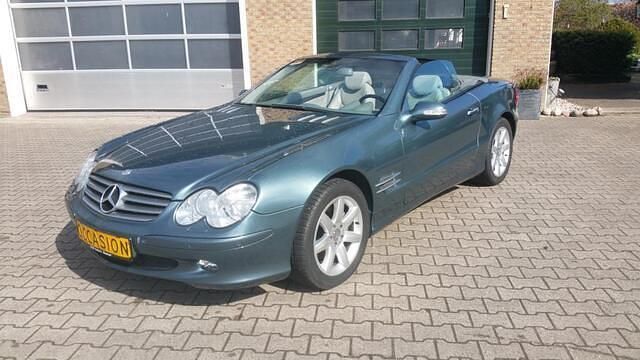 Blauw Gebruikt 2003 Mercedes SL500 Cabriolet | € 42.000 - Afbeelding 1/4