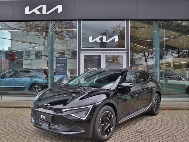 Zwart Nieuw 2024 Kia EV6 Light SUV | € 43.170 (Eerlijke prijs) - Afbeelding 1/4