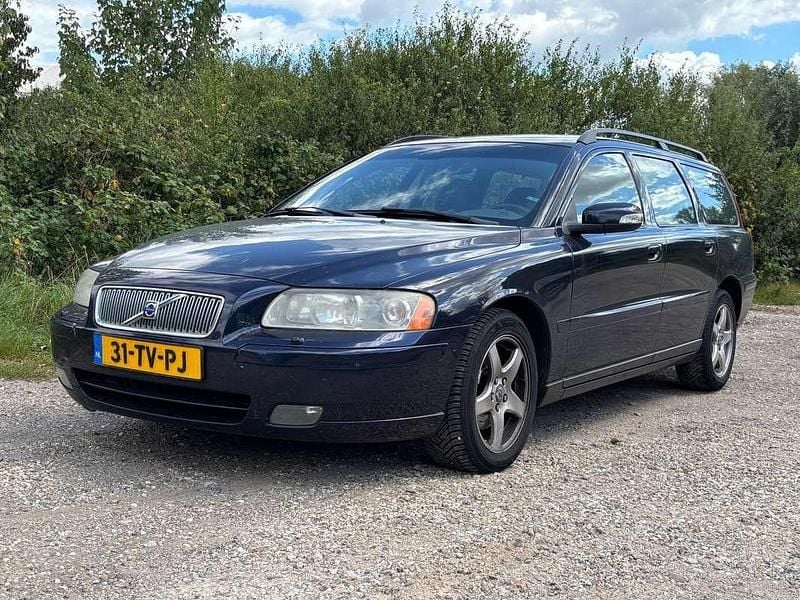Blauw Gebruikt 2007 Volvo V70 Standard Stationwagen | € 1.000 (Super prijs) - Afbeelding 1/4