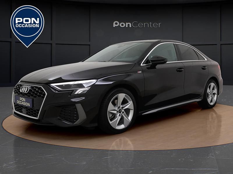 Zwart Occasion 2023 Audi A3 S-Line Sedan | € 29.450 (Eerlijke prijs) - Afbeelding 1/3