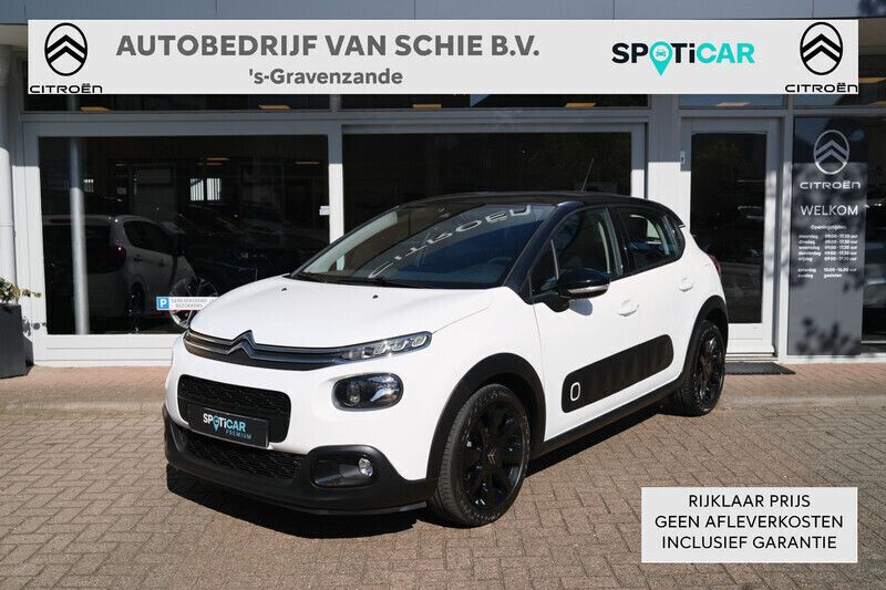Wit Gebruikt 2018 Citroën C3 Shine Hatchback | € 14.950 (Eerlijke prijs) - Afbeelding 1/4
