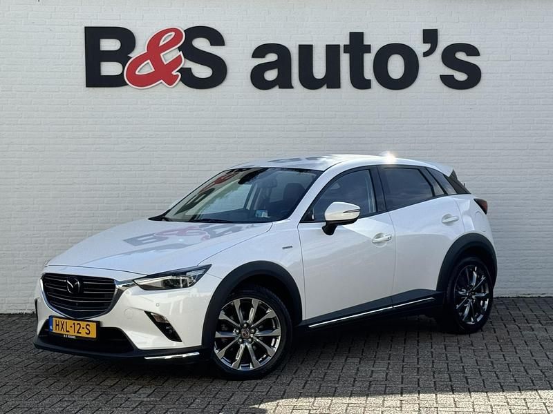Wit Gebruikt 2021 Mazda CX-3 Signature SUV | € 18.700 (Goede deal) - Afbeelding 1/4