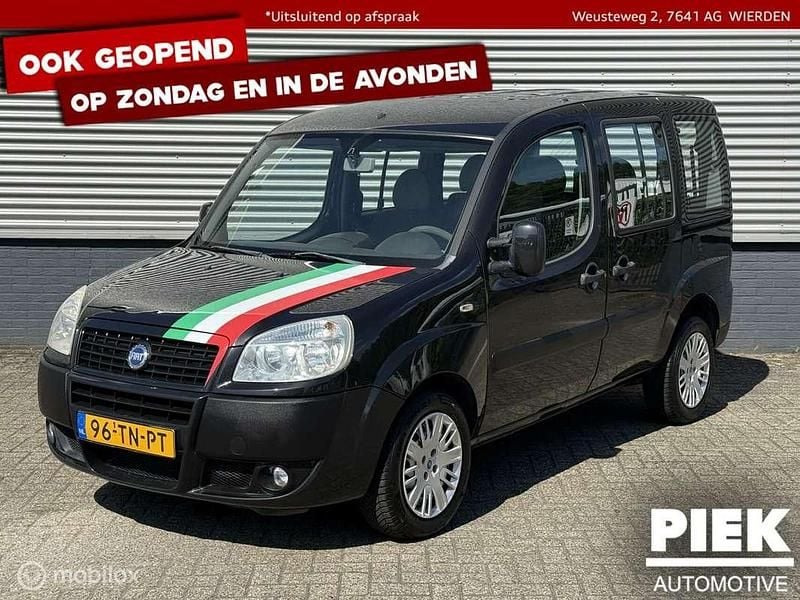 Zwart Gebruikt 2006 Fiat Doblò Active MPV | € 2.499 (Goede deal) - Afbeelding 1/3