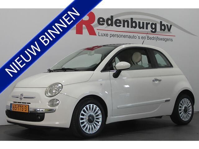 Wit Gebruikt 2011 Fiat 500 Lounge Hatchback | € 5.945 (Eerlijke prijs) - Afbeelding 1/4