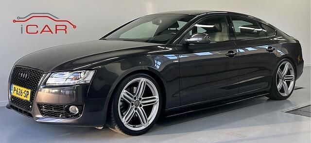 Grijs Gebruikt 2009 Audi A5 Sportback S-Line Hatchback | € 8.950 (Iets duurder) - Afbeelding 1/4