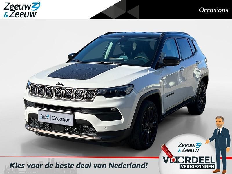 Wit Gebruikt 2022 Jeep Compass SUV | € 28.950 (Eerlijke prijs) - Afbeelding 1/4
