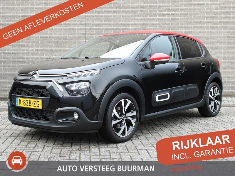 Occasion Citroën C3 PureTech 110 PK (80 kW) 2021 Zwart Hatchback