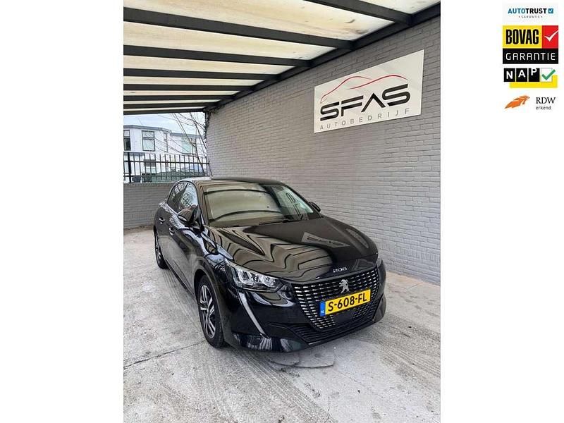 Zwart Occasion 2022 Peugeot 208 Hatchback | € 16.450 (Super prijs) - Afbeelding 1/4