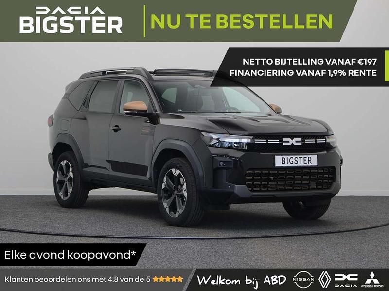 Zwart Nieuw 2025 Dacia Bigster Extreme SUV | € 36.675 (Eerlijke prijs) - Afbeelding 1/3