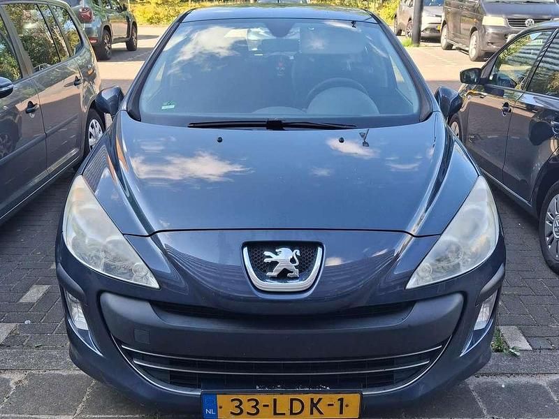 Blauw Gebruikt 2009 Peugeot 308 Style Hatchback | € 1.500 (Goede deal) - Afbeelding 1/4