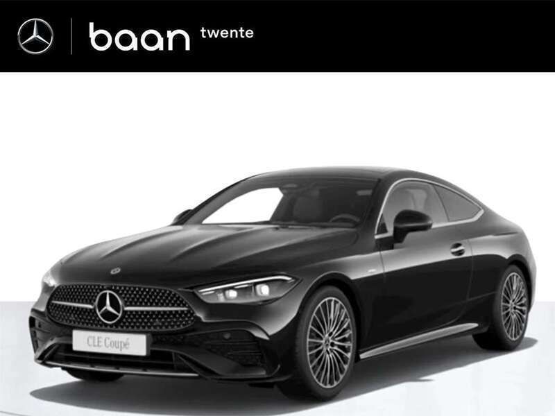 Zwart, metallic lak Nieuw 2024 Mercedes CLE300 AMG line Coupé | € 72.878 - Afbeelding 1/4
