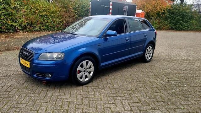 Occasion Audi A3 Sportback Ambition 125 PK (91 kW) 2008 Blauw Hatchback