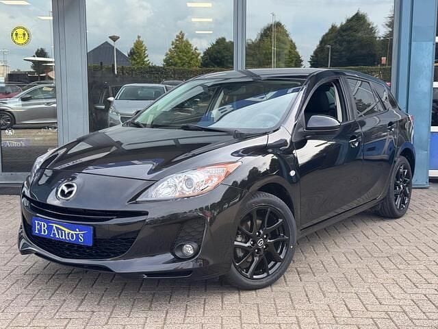 Zwart Gebruikt 2013 Mazda 3 Kenko Hatchback | € 8.950 (Eerlijke prijs) - Afbeelding 1/4