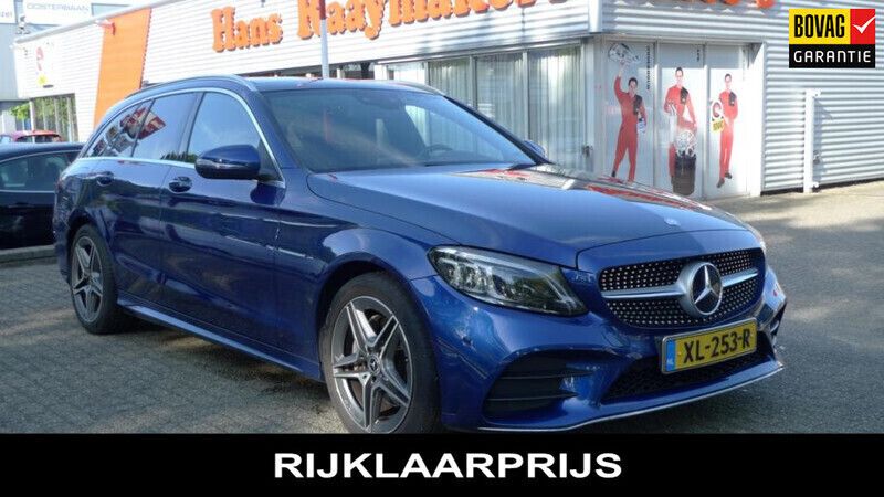 Blauw Gebruikt 2019 Mercedes C180 Premium Plus Stationwagen | € 33.900 - Afbeelding 1/4
