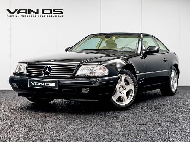 Zwart Gebruikt 1999 Mercedes SL320 Cabriolet | € 44.995 - Afbeelding 1/4