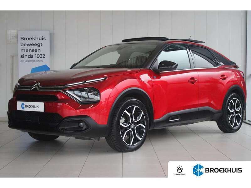 Rood, metallic lak Gebruikt 2021 Citroën e-C4 Shine SUV | € 15.950 (Eerlijke prijs) - Afbeelding 1/4