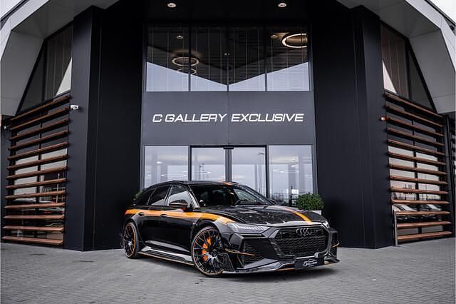 Zwart (metallic) Gebruikt 2019 Audi RS6 S-Line Stationwagen | € 259.995 - Afbeelding 1/4