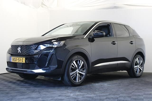Zwart Gebruikt 2022 Peugeot 3008 Allure SUV | € 20.999 (Goede deal) - Afbeelding 1/4