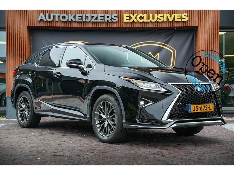 Zwart Gebruikt 2016 Lexus RX450h Sport Line SUV | € 36.900 (Eerlijke prijs) - Afbeelding 1/4