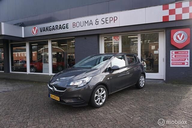 Grijs (metallic) Occasion 2017 Opel Corsa Edition Hatchback | € 8.950 (Eerlijke prijs) - Afbeelding 1/4