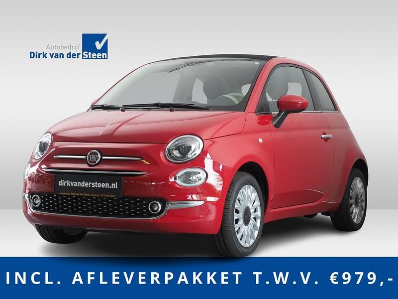 Rood Occasion 2024 Fiat 500C Dolcevita Cabriolet | € 17.500 (Eerlijke prijs) - Afbeelding 1/3