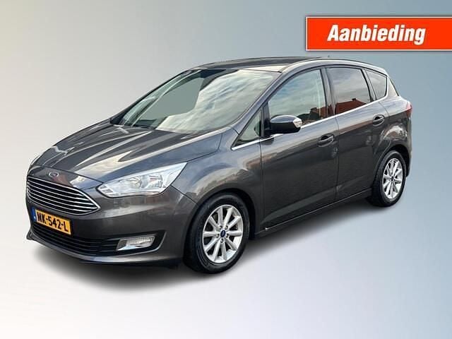 Grijs Gebruikt 2015 Ford C-MAX Titanium MPV | € 6.950 (Eerlijke prijs) - Afbeelding 1/4