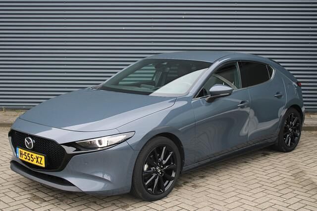 Grijs Occasion 2020 Mazda 3 Luxury Hatchback | € 19.895 (Eerlijke prijs) - Afbeelding 1/4