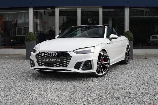 Wit, metallic lak Occasion 2023 Audi S5 Cabriolet Cabriolet | € 84.950 (Iets duurder) - Afbeelding 1/4
