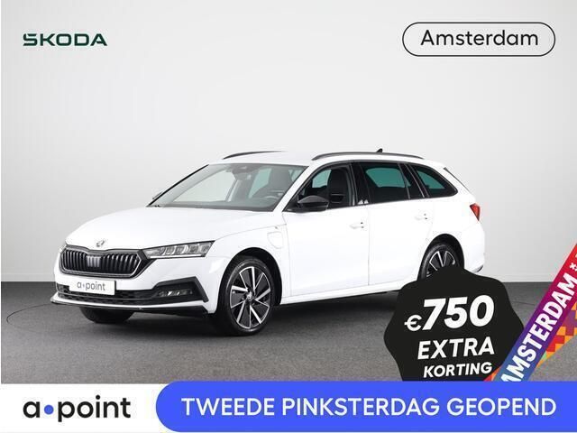 Wit Gebruikt 2024 Skoda Octavia Business Line Stationwagen | € 33.849 (Duur) - Afbeelding 1/4
