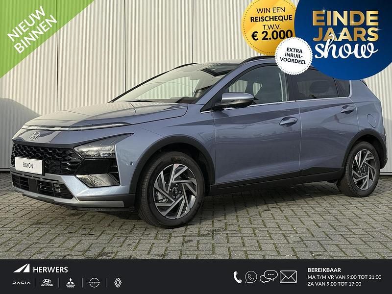Blauw Nieuw 2025 Hyundai Bayon Premium SUV | € 31.890 (Eerlijke prijs) - Afbeelding 1/4