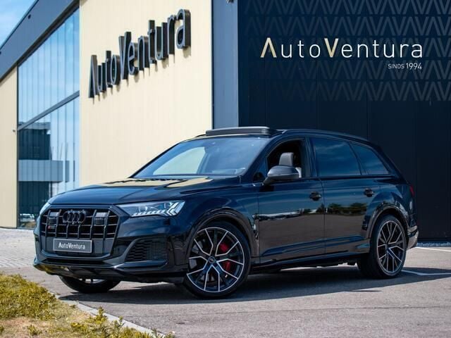 Zwart Gebruikt 2021 Audi SQ7 S-Line SUV | € 99.950 (Super prijs) - Afbeelding 1/4