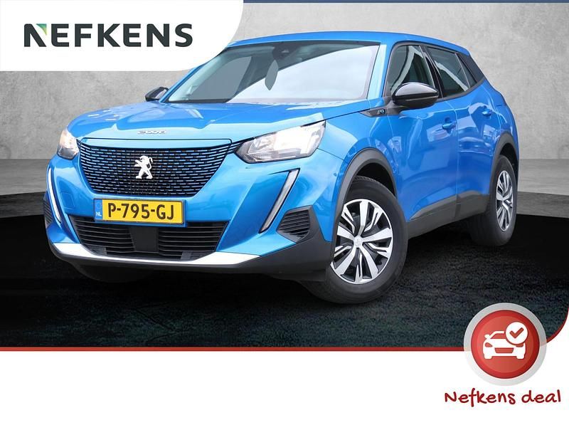 Blauw Gebruikt 2022 Peugeot e-2008 Active SUV | € 17.425 (Goede deal) - Afbeelding 1/4