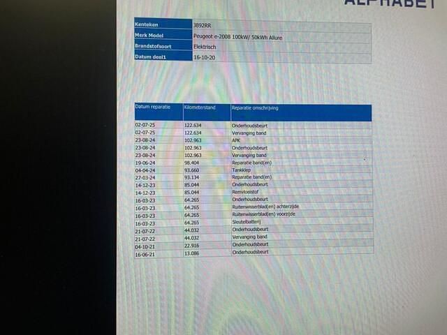 Zwart Gebruikt 2020 Peugeot e-2008 Allure SUV | € 13.845 (Eerlijke prijs) - Afbeelding 1/1