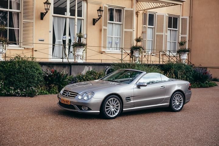 Occasion Mercedes SL55 AMG AMG 517 PK (380 kW) 2007 Grijs Cabriolet
