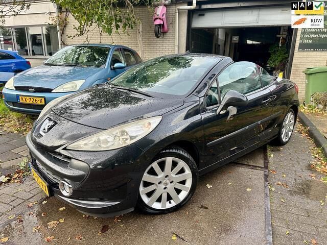 Zwart Gebruikt 2007 Peugeot 207 CC Sport Cabriolet | € 1.999 (Eerlijke prijs) - Afbeelding 1/4