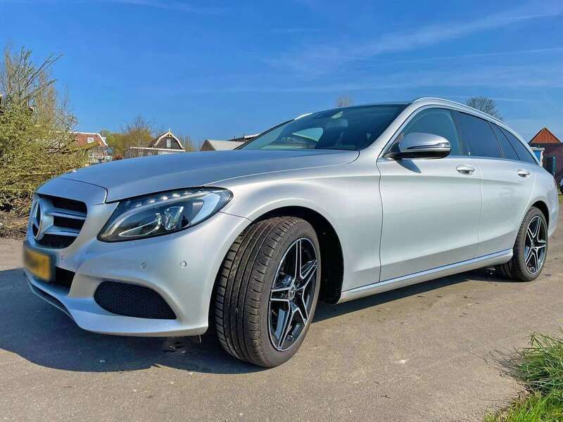 Zilver Gebruikt 2017 Mercedes C200 Prestige Stationwagen | € 23.000 (Eerlijke prijs) - Afbeelding 1/4