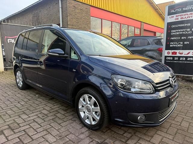Blauw Occasion 2014 VW Touran Comfortline MPV | € 9.999 - Afbeelding 1/4
