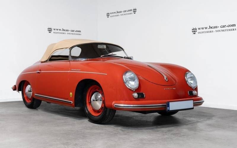 Rood Gebruikt 1955 Porsche 356 Cabriolet | € 375.000 - Afbeelding 1/4