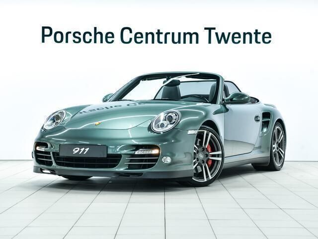 Groen Gebruikt 2009 Porsche 911 Turbo Cabriolet Cabriolet | € 119.900 - Afbeelding 1/4