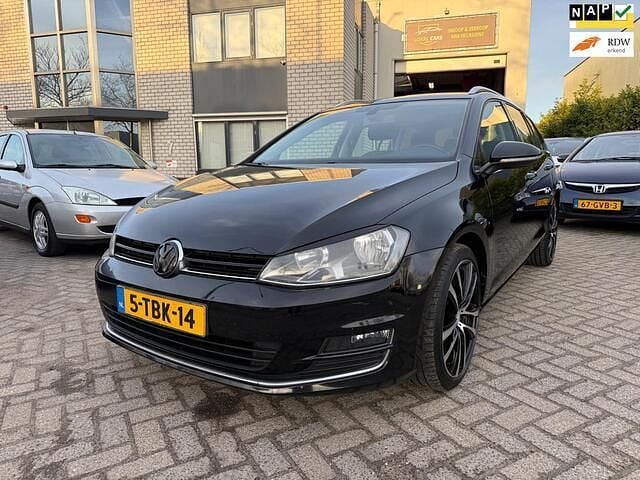 Occasion VW Golf VII Highline 110 PK (80 kW) 2014 Zwart Stationwagen