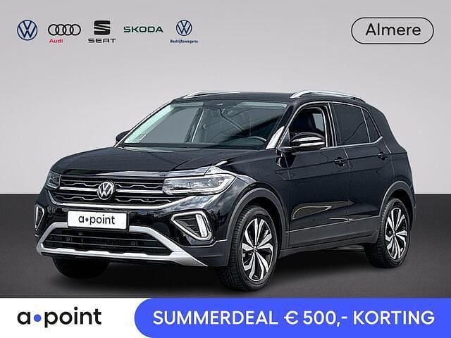 Zwart Gebruikt 2024 VW T-Cross Style SUV | € 29.949 (Iets duurder) - Afbeelding 1/3