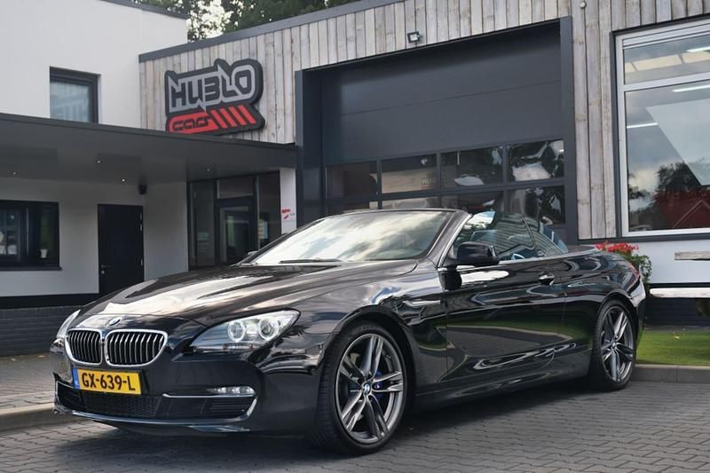 Zwart Gebruikt 2012 BMW 640 Cabriolet Executive Cabriolet | € 23.950 (Goede deal) - Afbeelding 1/4