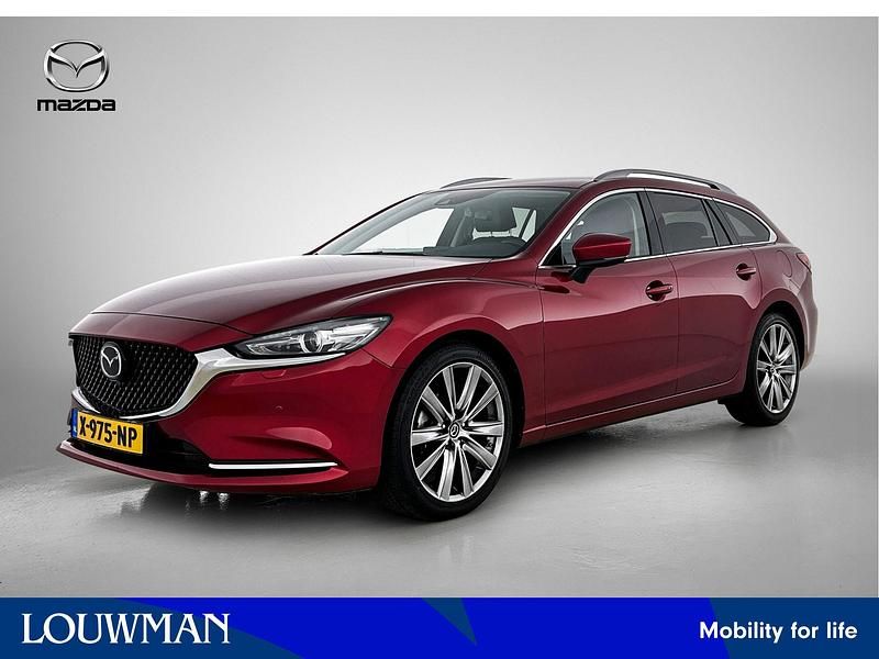 Rood Gebruikt 2024 Mazda 6 Exclusive-Line Stationwagen | € 37.945 (Iets duurder) - Afbeelding 1/4