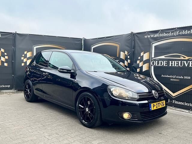 Zwart Gebruikt 2009 VW Golf VI Trendline Hatchback | € 4.450 (Eerlijke prijs) - Afbeelding 1/4