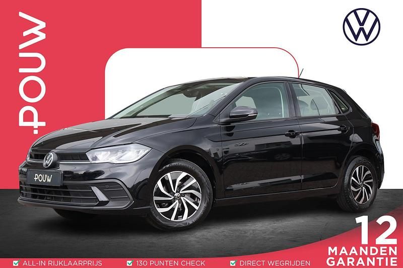 Zwart Gebruikt 2022 VW Polo Life Hatchback | € 18.950 (Eerlijke prijs) - Afbeelding 1/4