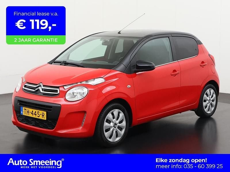 Rood Gebruikt 2018 Citroën C1 Feel Hatchback | € 9.640 (Eerlijke prijs) - Afbeelding 1/4