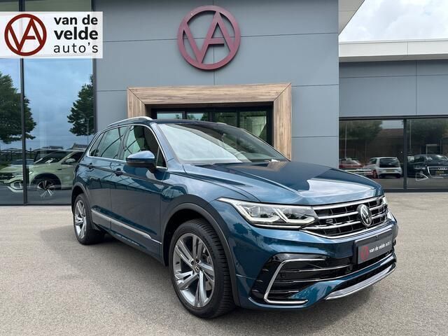 Blauw Gebruikt 2022 VW Tiguan R-line SUV | € 39.445 (Eerlijke prijs) - Afbeelding 1/4