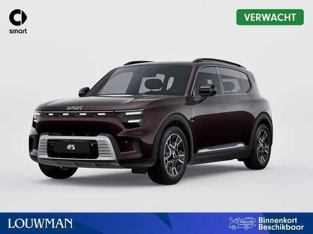 Rood, metallic lak Nieuw 2025 Smart #5 Pro SUV | € 43.940 - Afbeelding 1/4