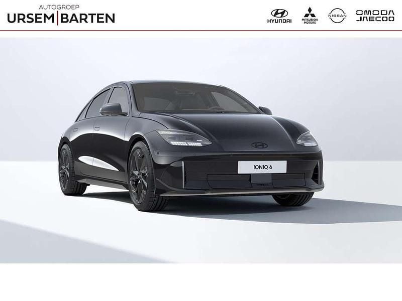 Zwart Nieuw 2025 Hyundai Ioniq 6 Sedan | € 39.830 - Afbeelding 1/4